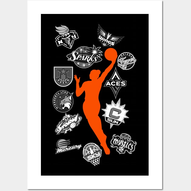 WNBA Wall Art by RTBrand